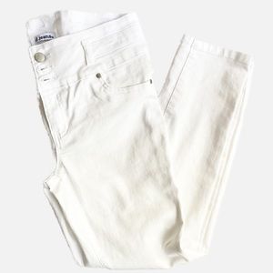White High-rise skinny jeans with stretch Size 6